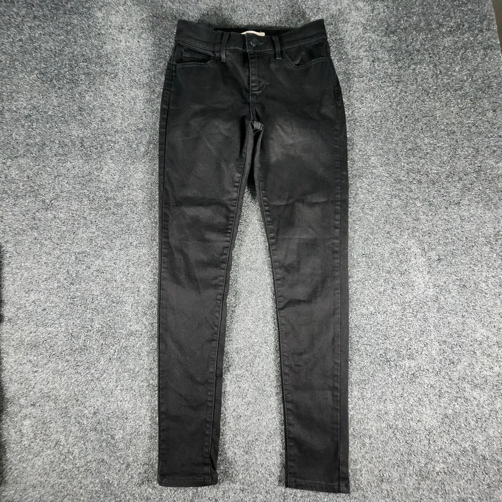 Lot 3 Levi's Jeans 1 720‎ & 2 710 Skinny Fit Women's Size 26/27 Black Gray